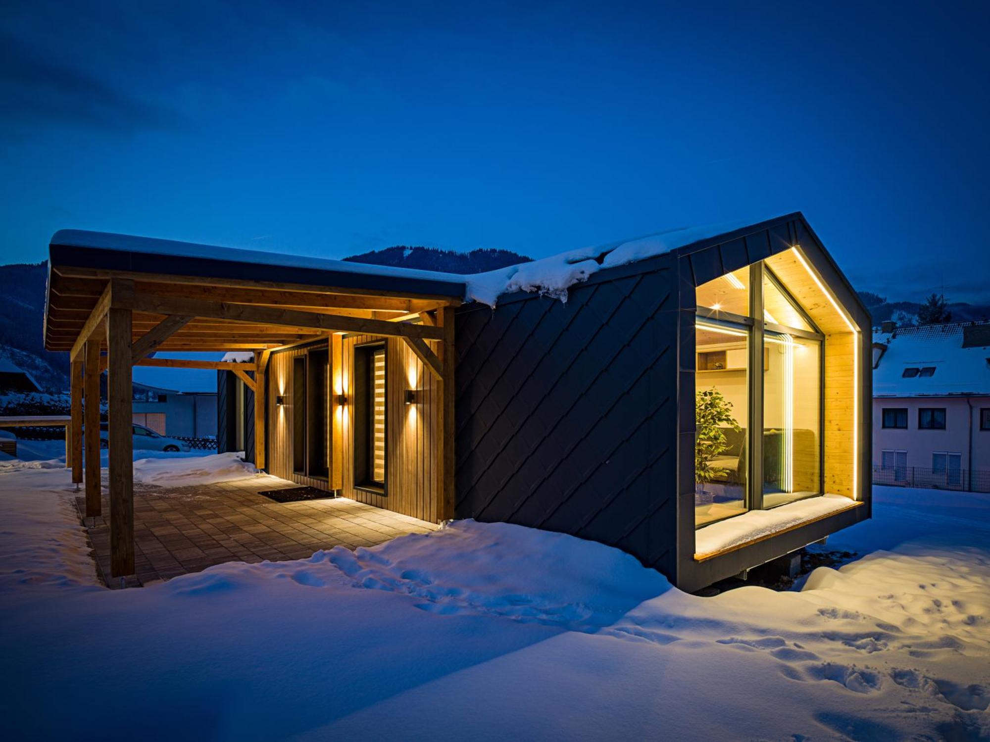 Chalet Stuhleckblick-Ferienhaus Direkt An Der Piste Und Mit Eigener Sauna 슈피탈 암 제머링 외부 사진